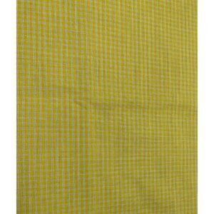 Yellow Gingham Cotton Fabric 1/4 yard x 42" Material Quilting Sewing